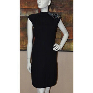 Antonio Melani Parker Sweater Bead & Sequin Wool Designer Dress Size M NEW!!!